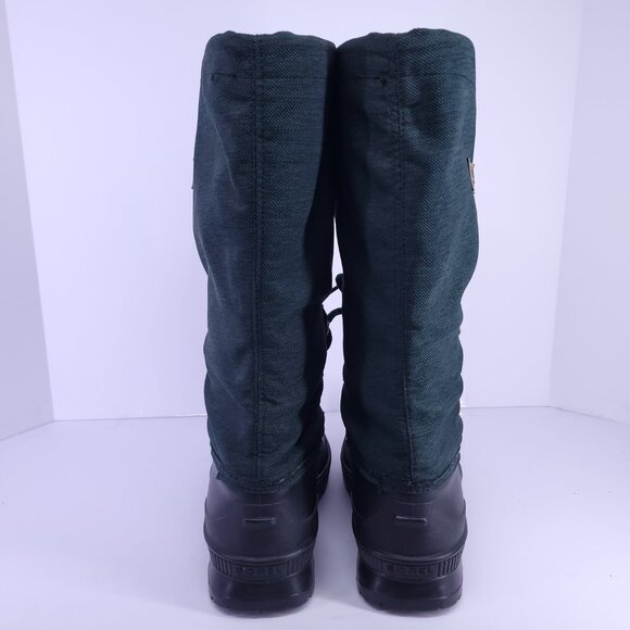 Sorel Kaufman Canada Women’s 10 Green Black Winter Snow Boots Insulated Liner - Picture 7 of 14